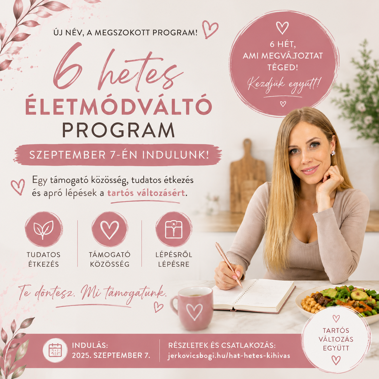 6 hetes álomalak program